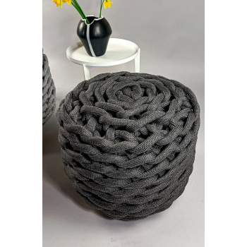 COVO Geflochtener Pouf