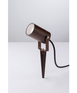AKRON CORTEN-Projektor mit Erdspieß 1xGU10 IP65 10x6cm