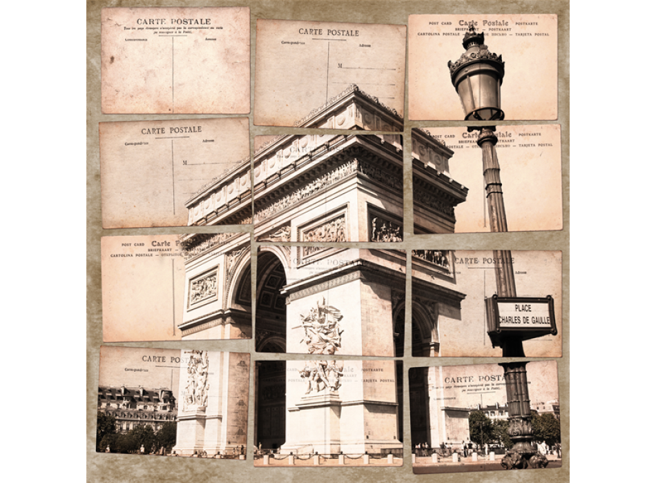 ARC DE TRIUMPH G2212 PINTDECOR Gemälde