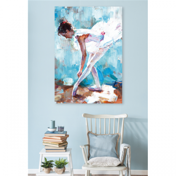 TÜRKIS BALLERINA Gemälde G1750 PINTDECOR