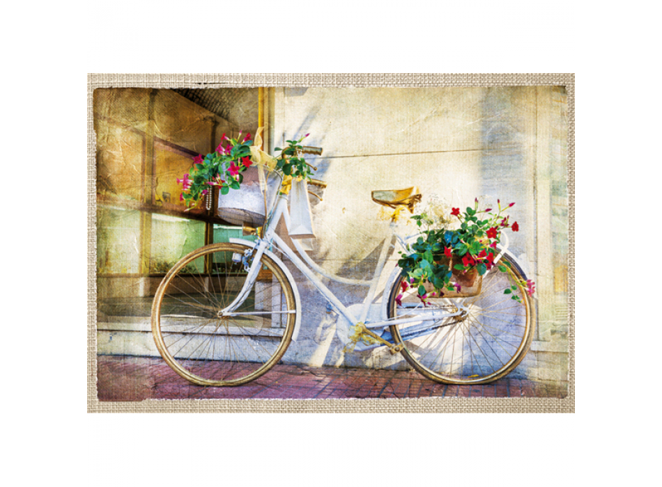 BLUMENFAHRRAD-Gemälde G4244 PINTDECOR