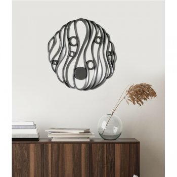 Anthrazitfarbenes DECO-Gemälde P5156 Pintdecor