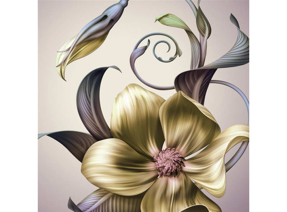 Gemälde „Vom Wind bewegte Blumen“ G1994 PINTDECOR