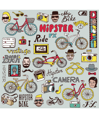 HIPSTER BIKE G1638 PINTDECOR Lackierung