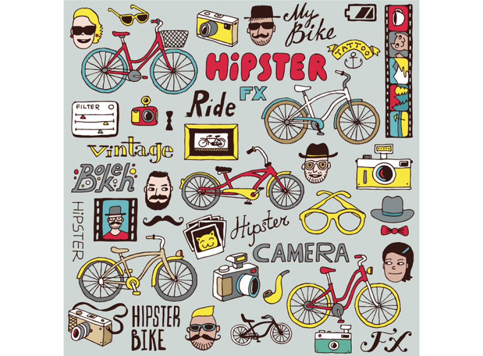 HIPSTER BIKE G1638 PINTDECOR Lackierung