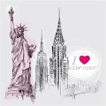 Ich liebe New York Rahmen G1242 PINTDECOR