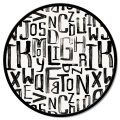 Gerahmte Buchstaben GT6392 PintDecor