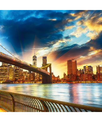 NY BEI SONNENUNTERGANG Gemälde G1174 PINTDECOR