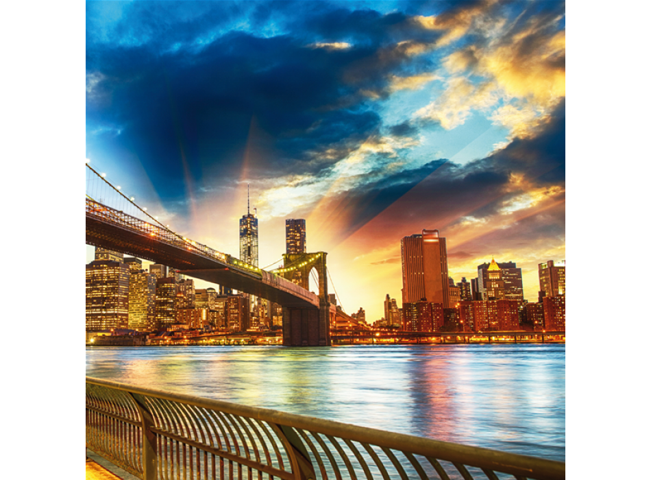 NY BEI SONNENUNTERGANG Gemälde G1174 PINTDECOR