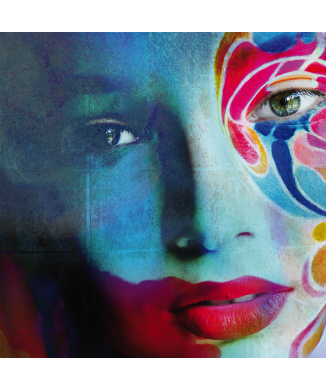 BEMALTES AUGE Bild G1796 PINTDECOR