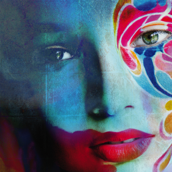 BEMALTES AUGE Bild G1796 PINTDECOR