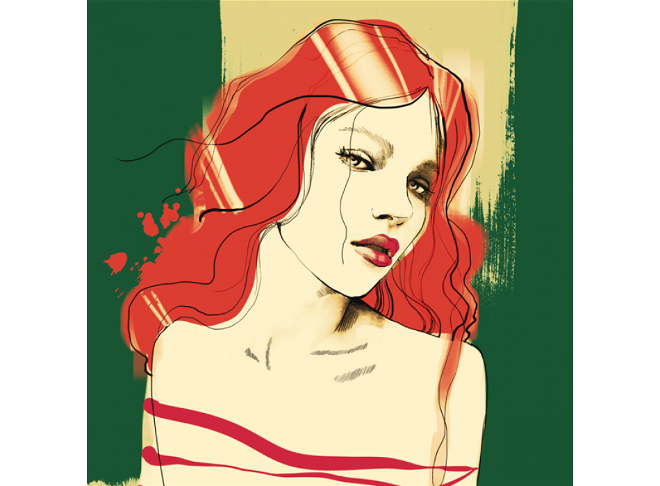 RED WOMAN G1008 PINTDECOR Rahmen