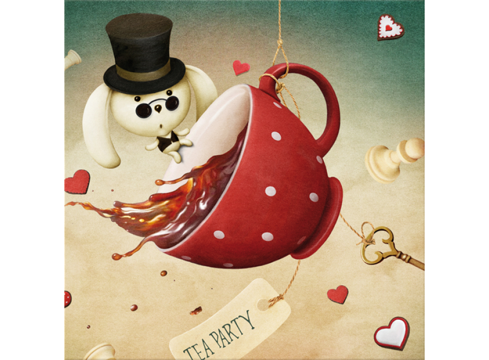 TEA PARTY Rahmen G3376 PINTDECOR