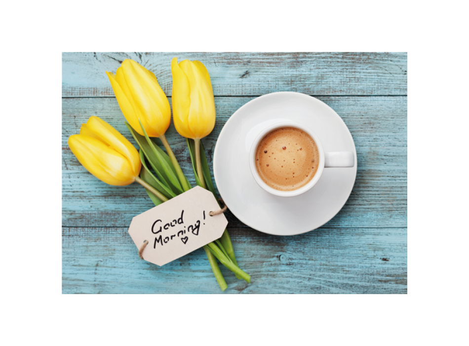TULIPS AND COFFEE G2722 PINTDECOR Gemälde