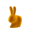 QEEBOO 90007 Buchstütze Hase XS, Samt-Finish