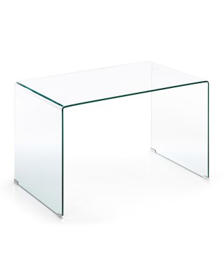 Burano Schreibtisch 125 x 70 cm Transparent