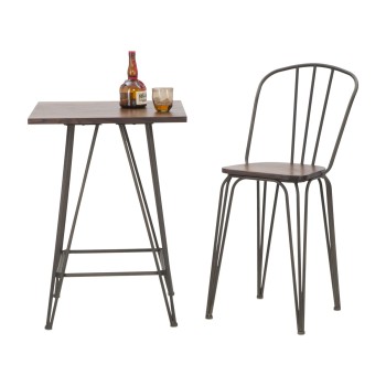 HARLEM BAR-STUHL 54X45X102 2ER-SET (SITZHÖHE)