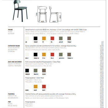 Feluca Pop Infiniti Indoor-Stuhl