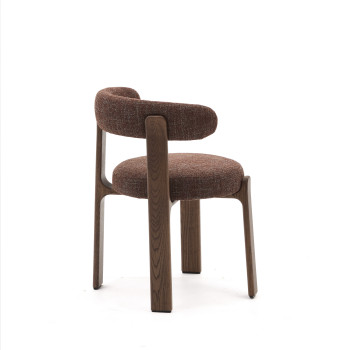Stuhl aus Granit-Chenille