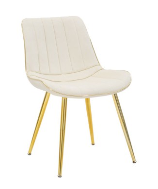 PARIS-STUHL, CREME/GOLD, 2-TEILIGES SET