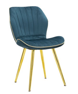 PARIS SPACE CHAIR OTTAN/GOLD SET 2 STÜCK