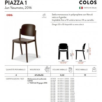 PIAZZA COLOS Stuhl