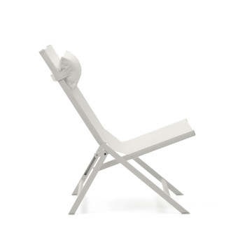 Canutells Klappstuhl aus Aluminium mit grauer Oberfläche