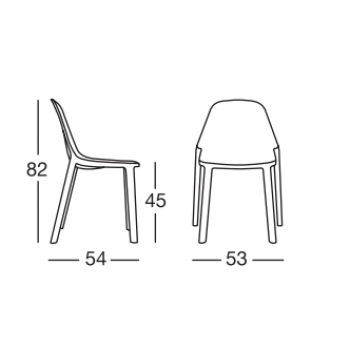 Scab Più 2336 Chair
