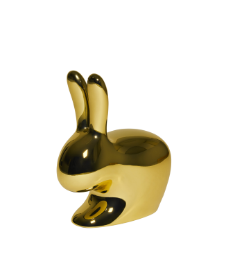 QEEBOO 90004 Hasenstuhl mit Metallfinish