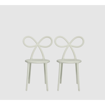 QEEBOO Ribbon Chair Set mit 2 Stühlen