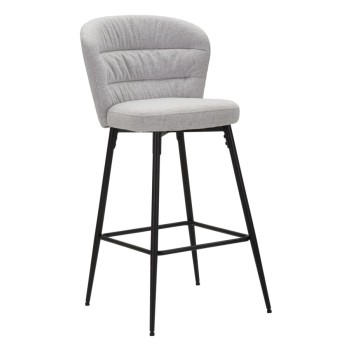 LAUSANNA GREY BAR-HOCKER-SET (2 Stück)