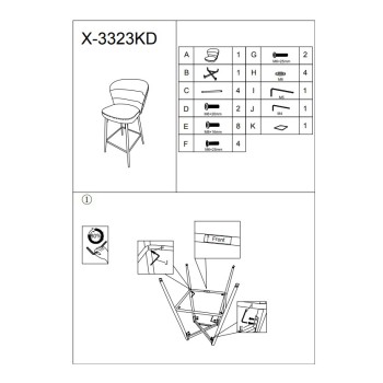 LAUSANNA GRÜNE BARHOCKER-SET (2er-Pack)