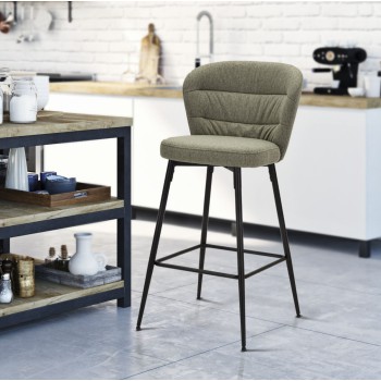 LAUSANNA GRÜNE BARHOCKER-SET (2er-Pack)