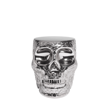 MEXIKO HOCKER UND TISCH MIT METALL-FINISH 70003 QEEBOO