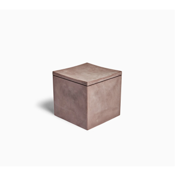 SERRALUNGA MOLESKIN CUBE LOUNGE-HOCKER 