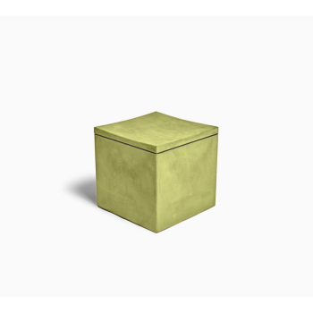 SERRALUNGA MOLESKIN CUBE LOUNGE-HOCKER 