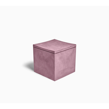 SERRALUNGA MOLESKIN CUBE LOUNGE-HOCKER 