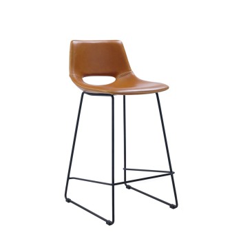 Zahara-Hocker aus Kunstleder