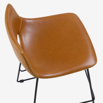 Zahara-Hocker aus Kunstleder