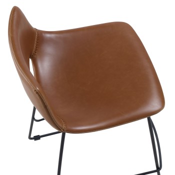 Zahara-Hocker aus Kunstleder
