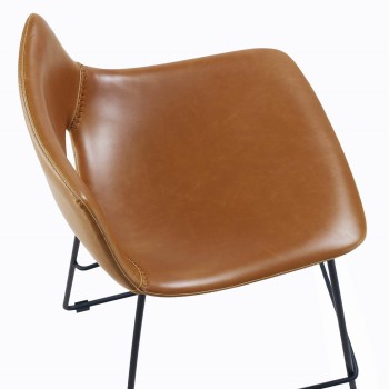 Zahara-Hocker aus Kunstleder