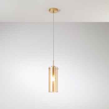 MAGIC GOLD/AMBER SUSPENSION 1XE27 10X150CM