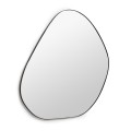 Anera Spiegel aus schwarzem Metall, 84 x 108,5 cm