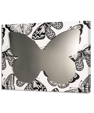 Schwarze Schmetterlinge Spiegel GS4392 PINTDECOR