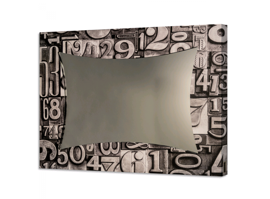 Spiegel TYPOGRAFISCHE ZAHLEN GS4368 PINTDECOR