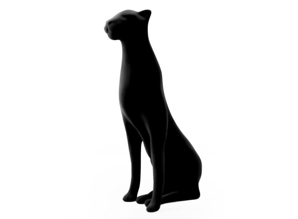 Candyslab Flocked Panther Kira Statue