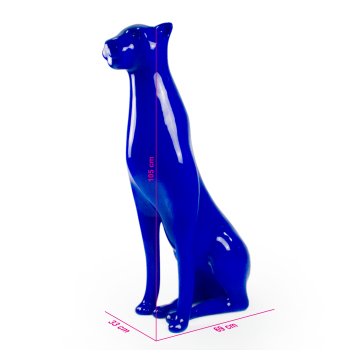 Candyslab lackierte Kira-Pantherstatue