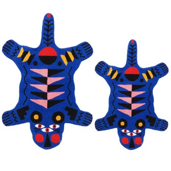 OGGIAN BLUE PANTHER TEPPICH 42106PB QEEBOO