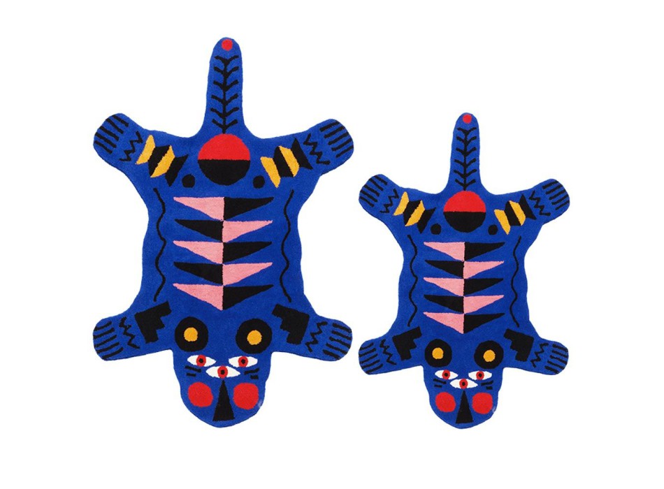 OGGIAN BLUE PANTHER TEPPICH 42106PB QEEBOO