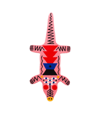 OGGIAN CROCOPINK TEPPICH 42106CR QEEBOO
